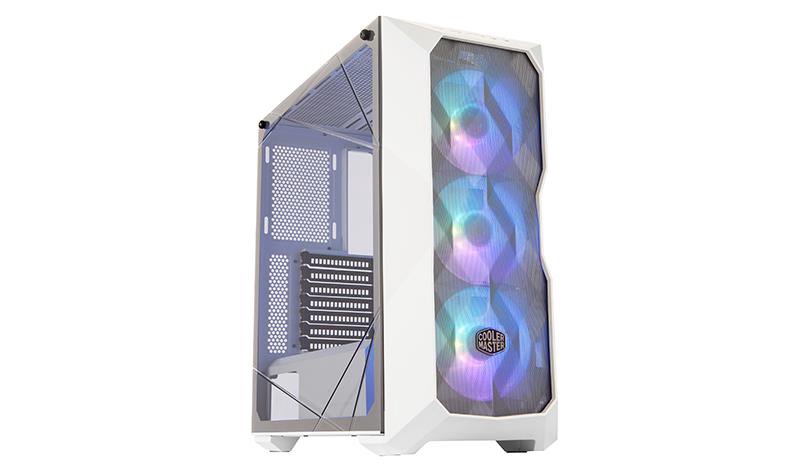 Korpusas Cooler Master MasterBox TD500 Mesh MCB-D500D-WGNN-S01 White, Steel, Plastic, Tempered Glass