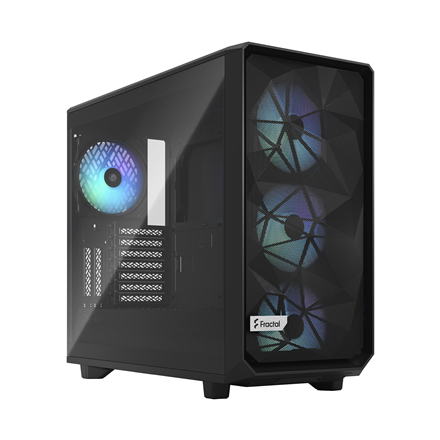 Korpusas Fractal Design  Meshify 2 RGB TG Light Tint  Side window  Black  E-ATX  Power supply i