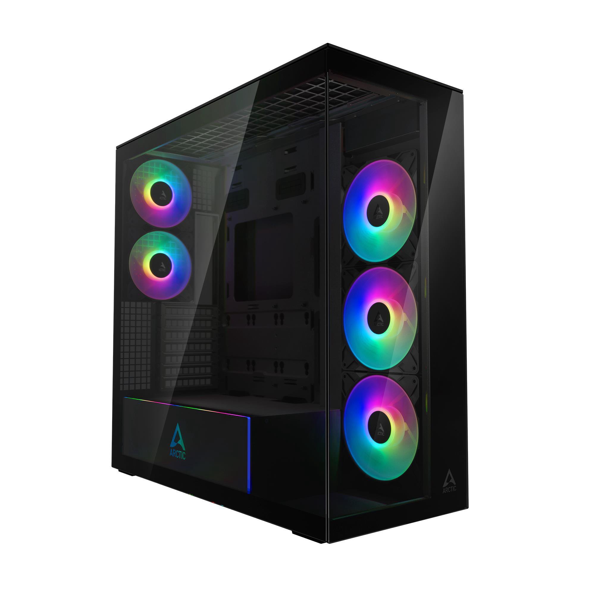 CaseARCTICXtender (Mirror Black)MidiTowerCase product features Transparent panelNot