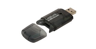 Kort. skaitytuvas Logilink  Cardreader USB 2.0 Stick external for MMC, RS-MMC, SD and SD HC