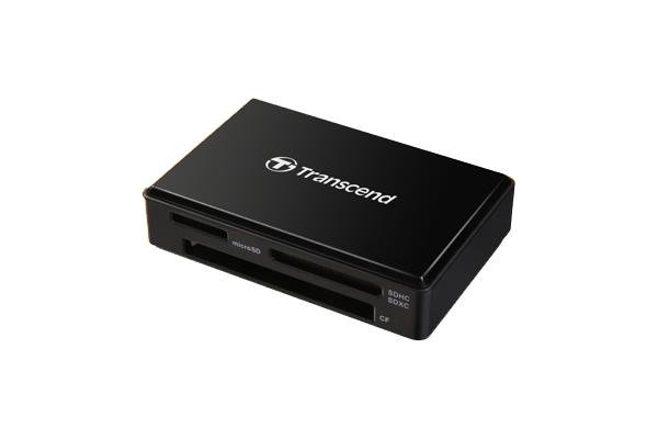 Kortelių skaitytuvas MEMORY ALL-IN-1/USB3 BLACK TS-RDF8K2 TRANSCEND