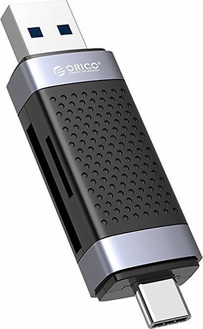 Reader Orico TF/SD memory card reader Orico CD2D-AC2-BK-EP, USB + USB-C (black)