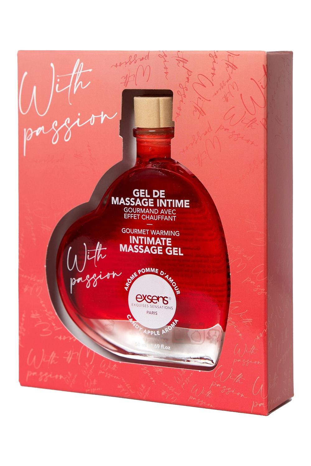 EXSENS WITH PASSION - CANDY APPLE AROMA MASSAGE GEL 50ML