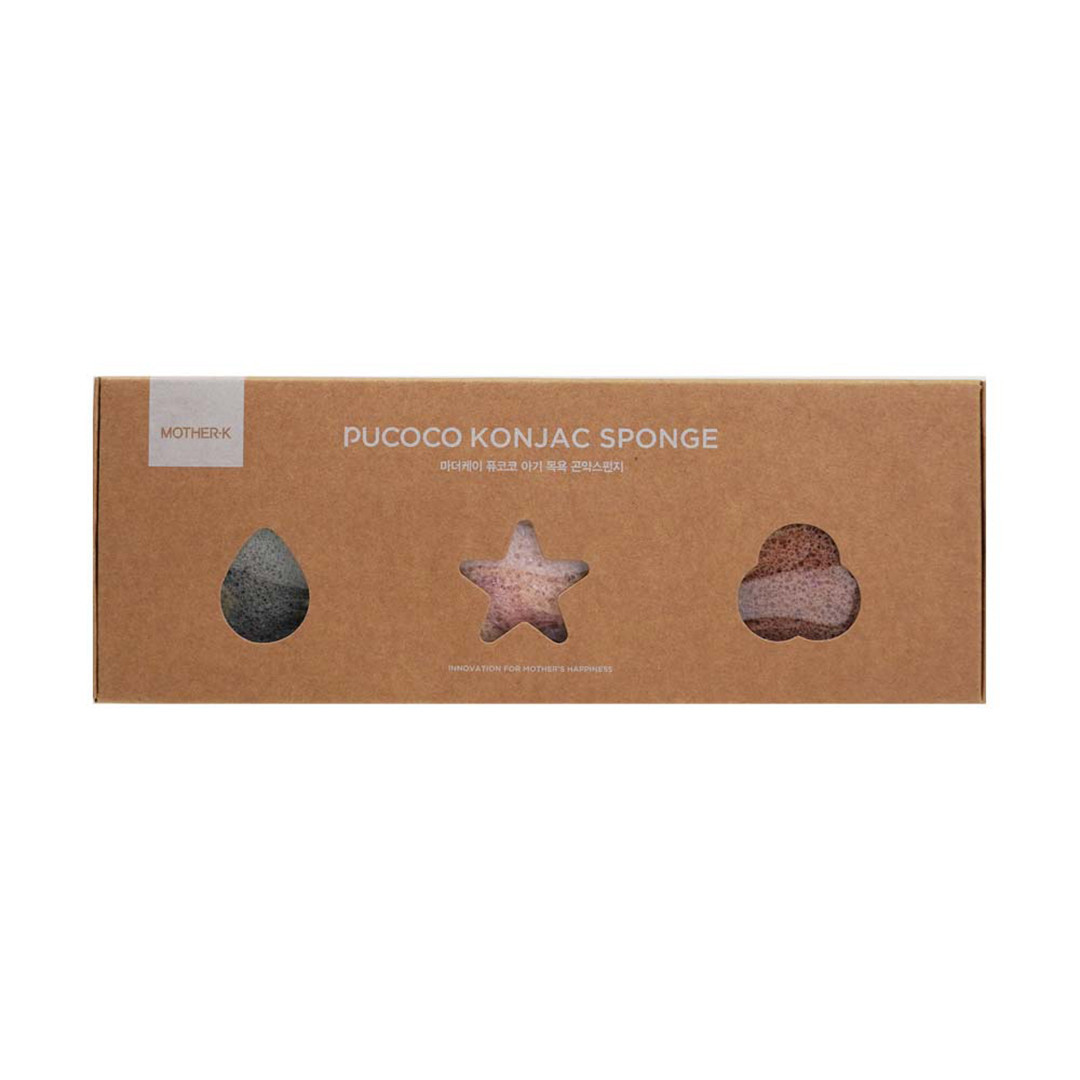 Mother-K “Pucoco” kempinės, (3 vnt. Koralų rožinė)