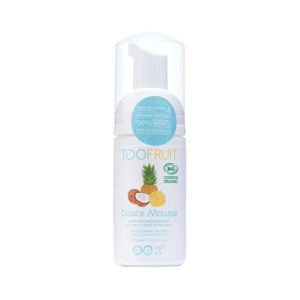 TOOFRUIT Veido prausiklis vaikams “Douce Mousse”, nuo 5 metų, 100 ml.