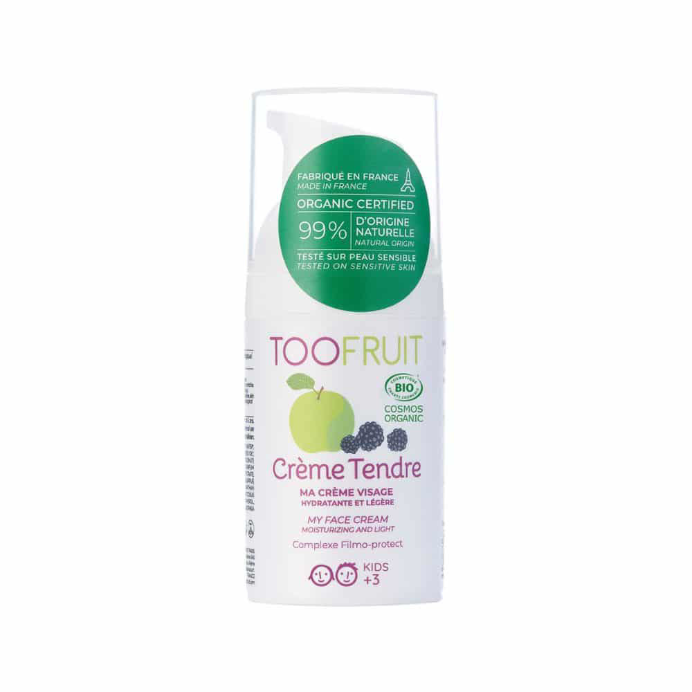 TOOFRUIT Drėkinamasis veido kremas vaikams “Tendre”, nuo 3 metų, 30 ml.