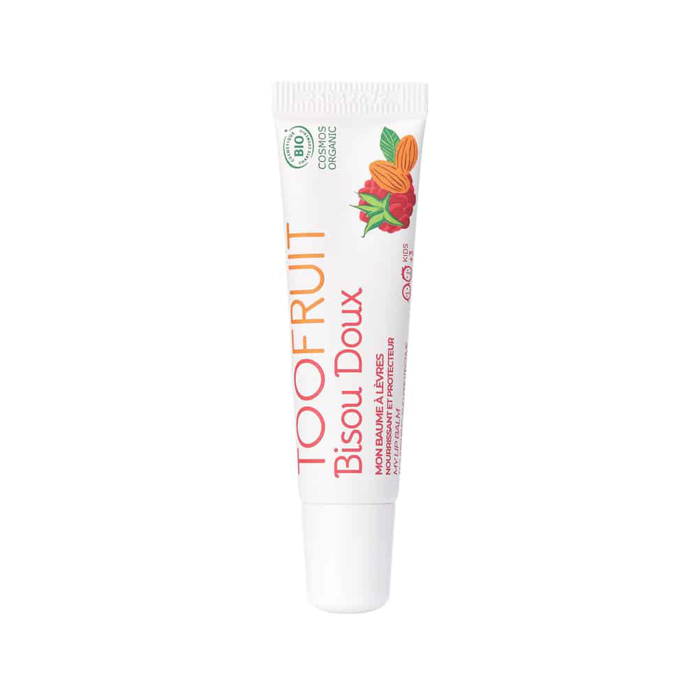 TOOFRUIT Lūpų balzamas vaikams “Bisou Doux”, nuo 3 metų, 10 ml.