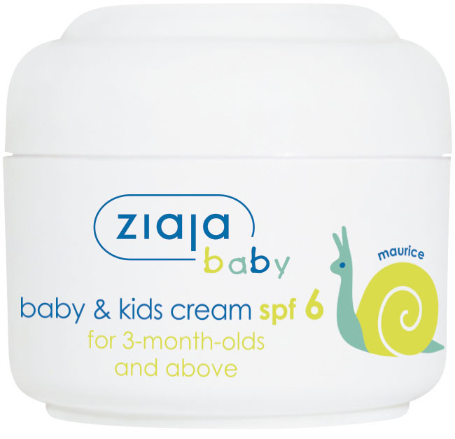 Ziaja Baby Baby&Kids kremas, SPF6, 3 mėn, 50 ml.
