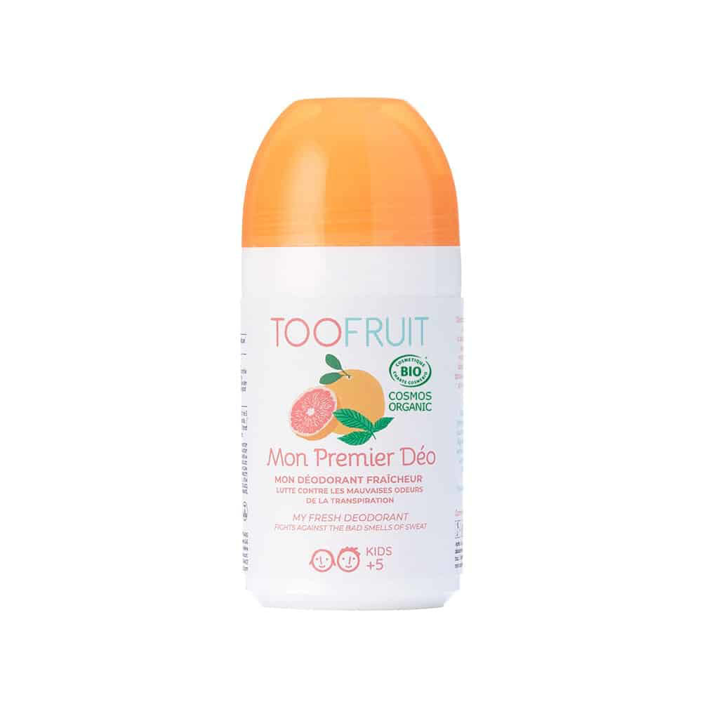 TOOFRUIT Rutulinis dezodorantas vaikams “Mon Premier”, nuo 5 metų, 50 ml., Greipfrutas ir Mėta