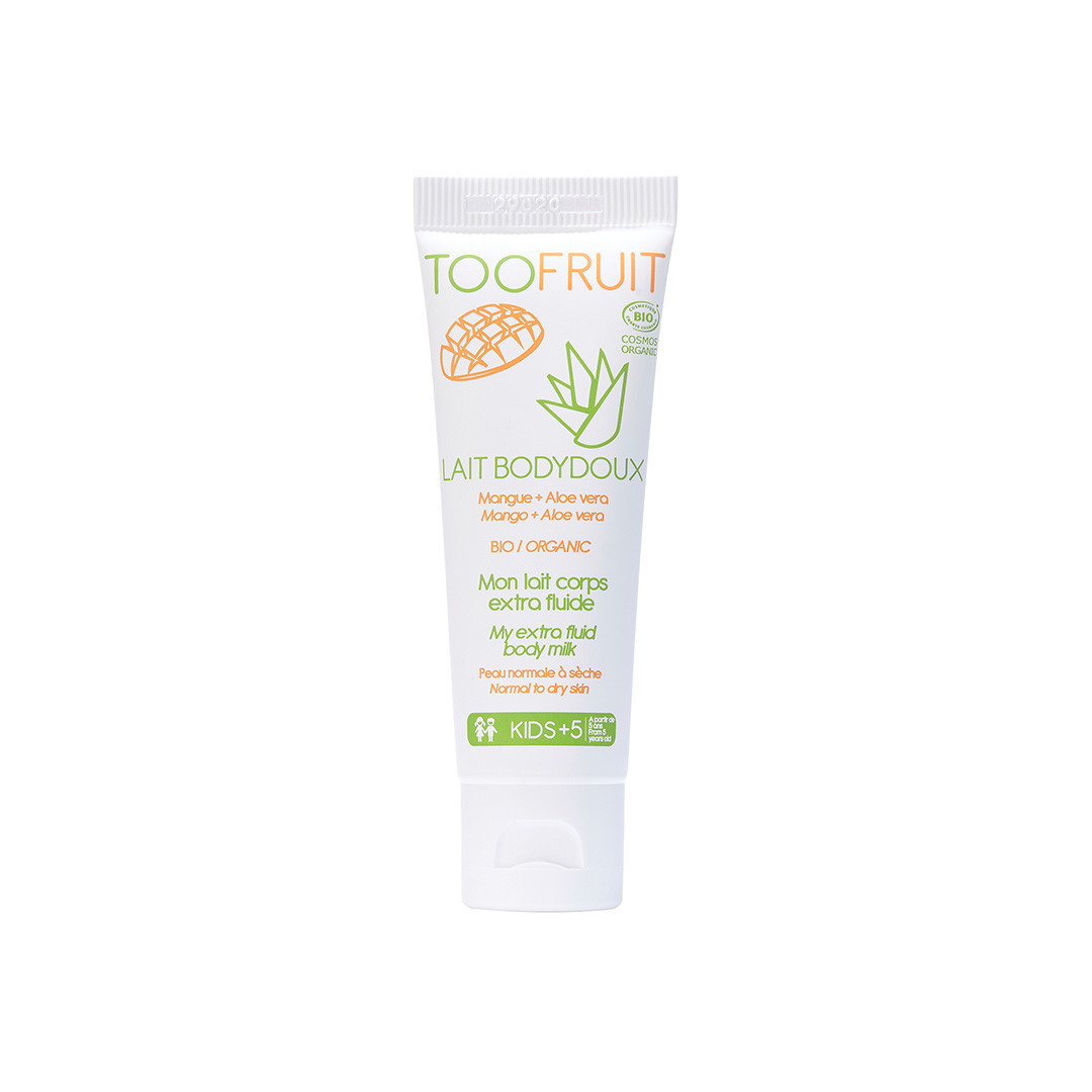 TOOFRUIT Kūno pienelis vaikams “Lait Bodydoux”, nuo 5 metų, 25 ml.