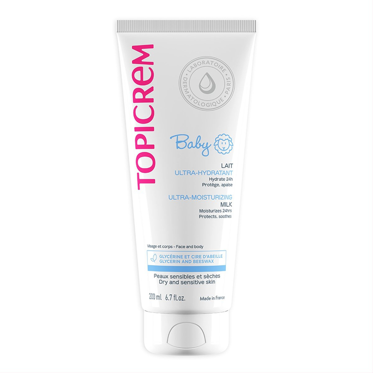 TOPICREM BABY, drėkinamasis losjonas nuo pirmų dienų, 200 ml