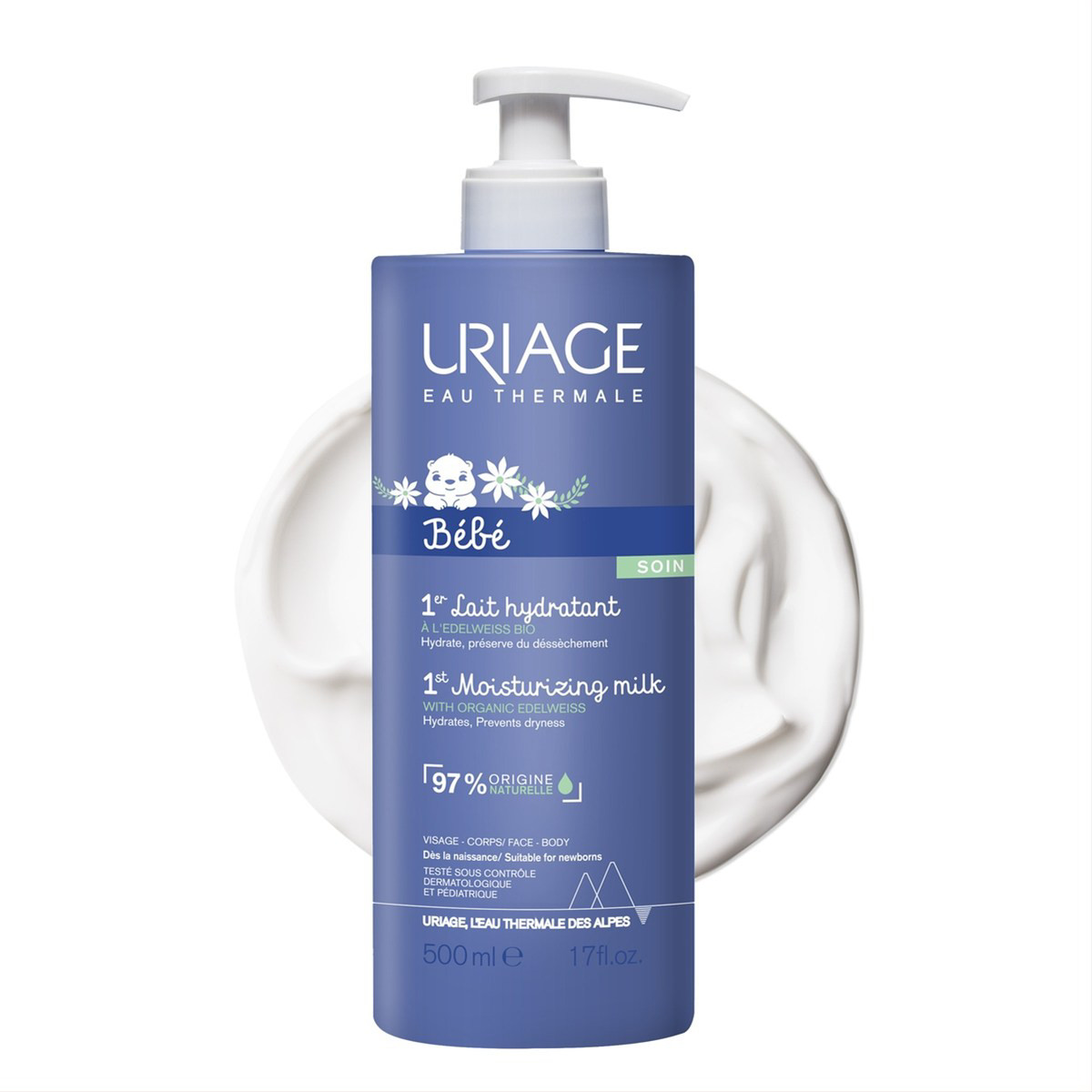 URIAGE BABY 1ER, drėkinamasis pienelis, 500ml
