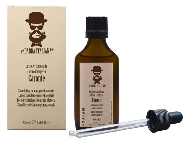 Barzdos plaukų augimą skatinanti priemonė Barba Italiana Beard Potion Caronte, BI777, 50 ml