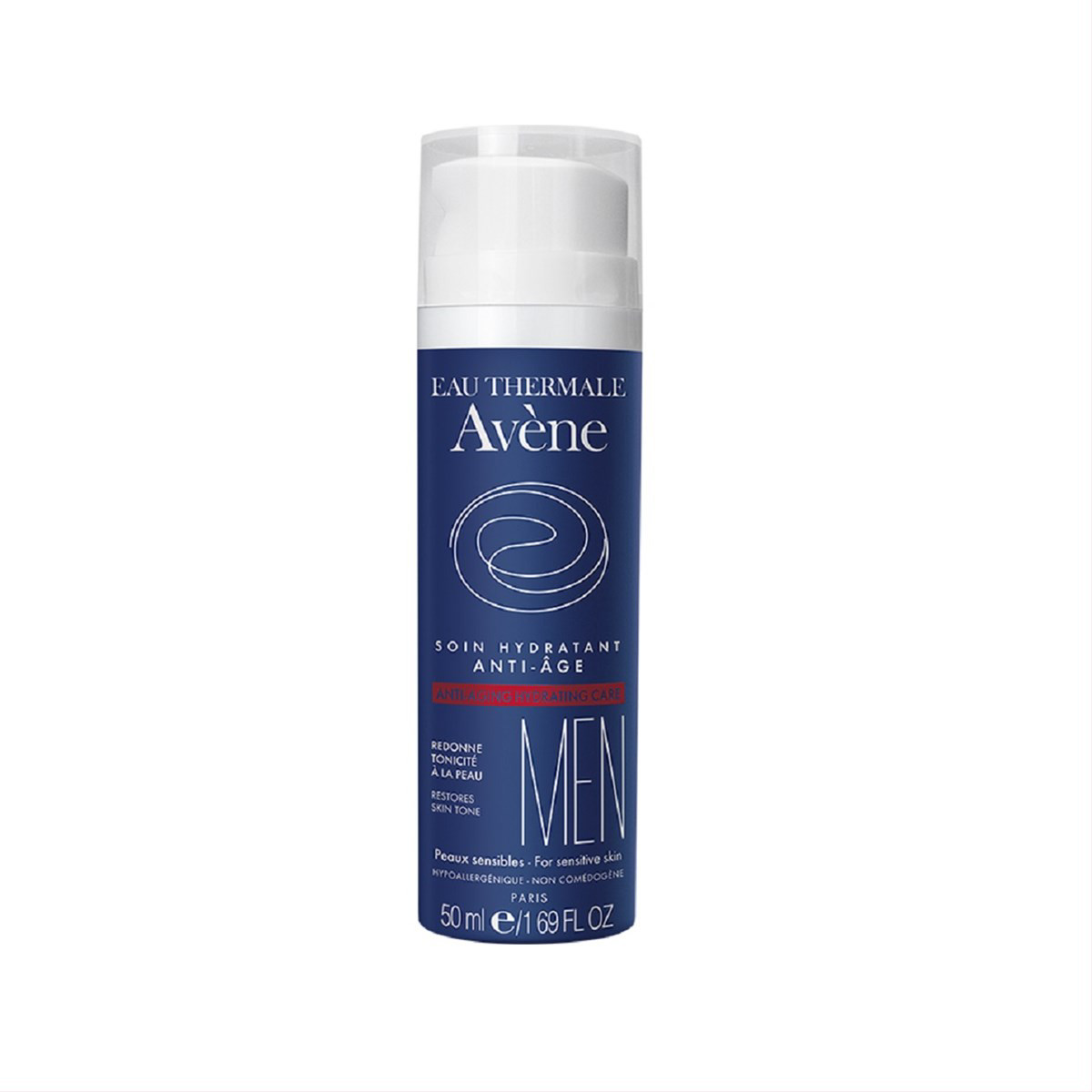AVENE MEN, drėkinantis kremas brandžiai odai, vyrams, 50ml