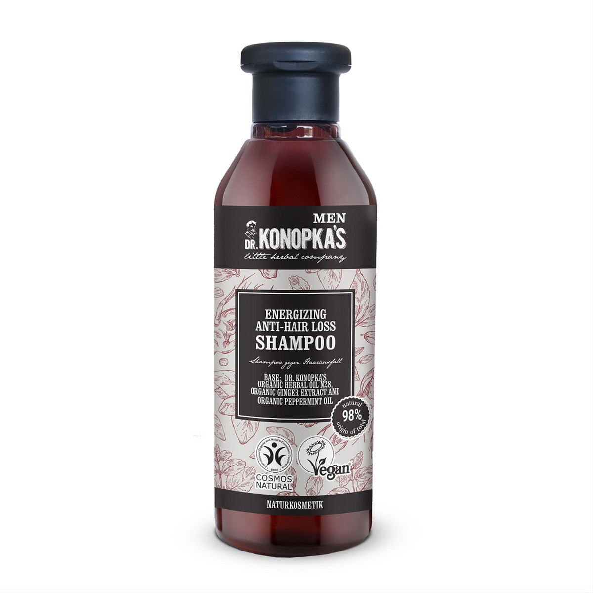 DR. KONOPKA'S MEN, šampūnas nuo plaukų slinkimo vyrams, 280 ml
