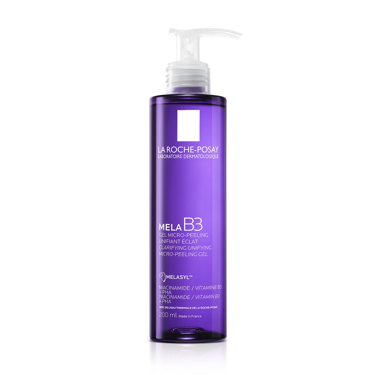 LA ROSAY-POSAY, MIKROLYGIU ŠVEIČIANTIS VALOMASIS GELIS, 200ml