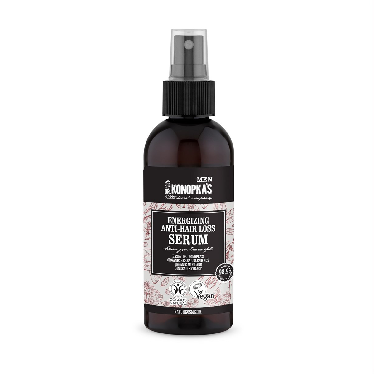DR.KONOPKA‘s MEN, serumas plaukams vyrams, 170 ml.