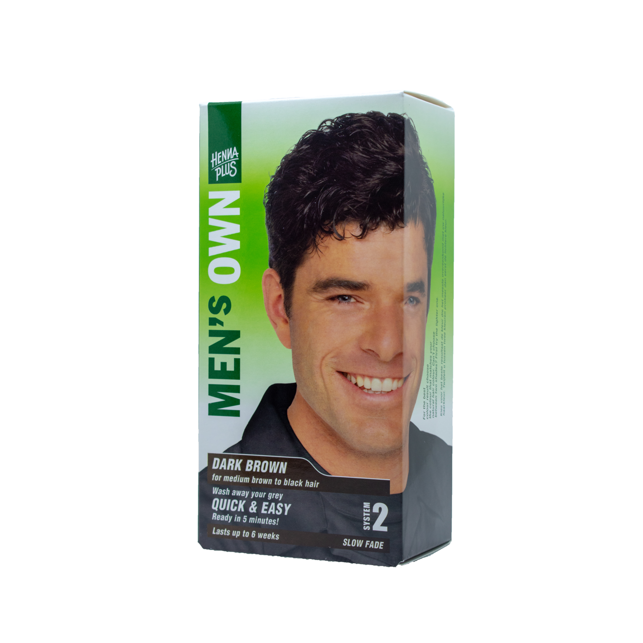 HENNAPLUS Plaukų dažai vyrams MEN‘s OWN, spalva tamsi ruda, 80 ml