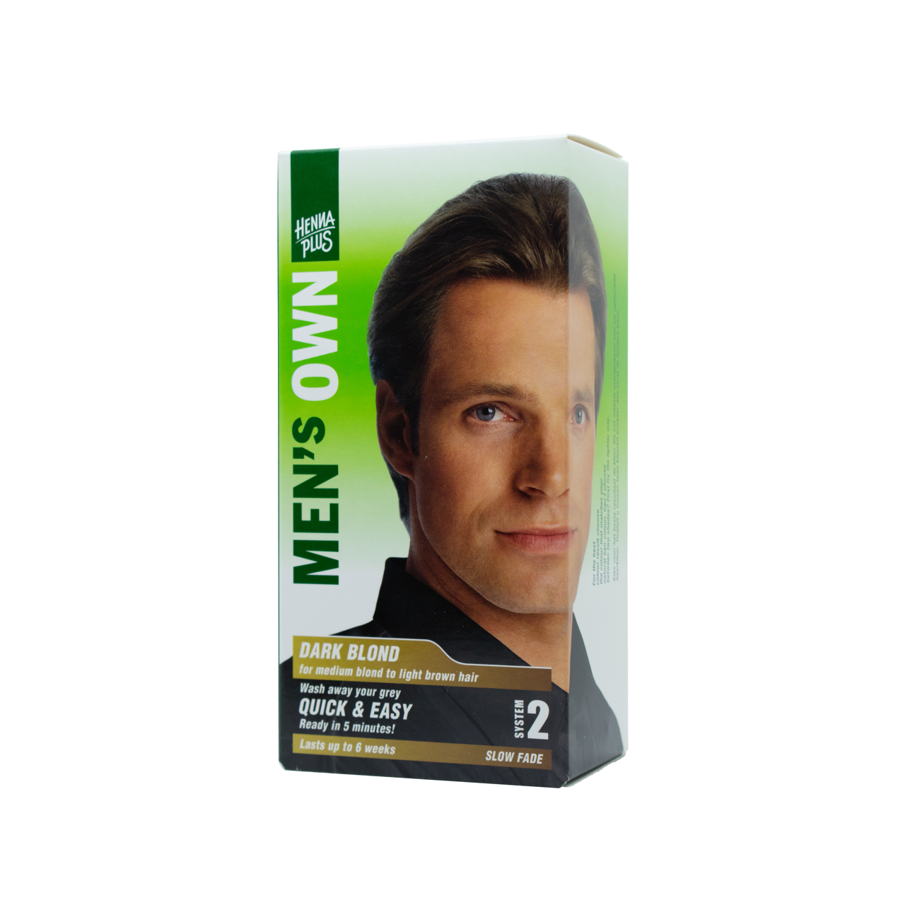 HENNAPLUS Plaukų dažai vyrams  MEN‘s OWN, spalva tamsus blondinas, 80 ml
