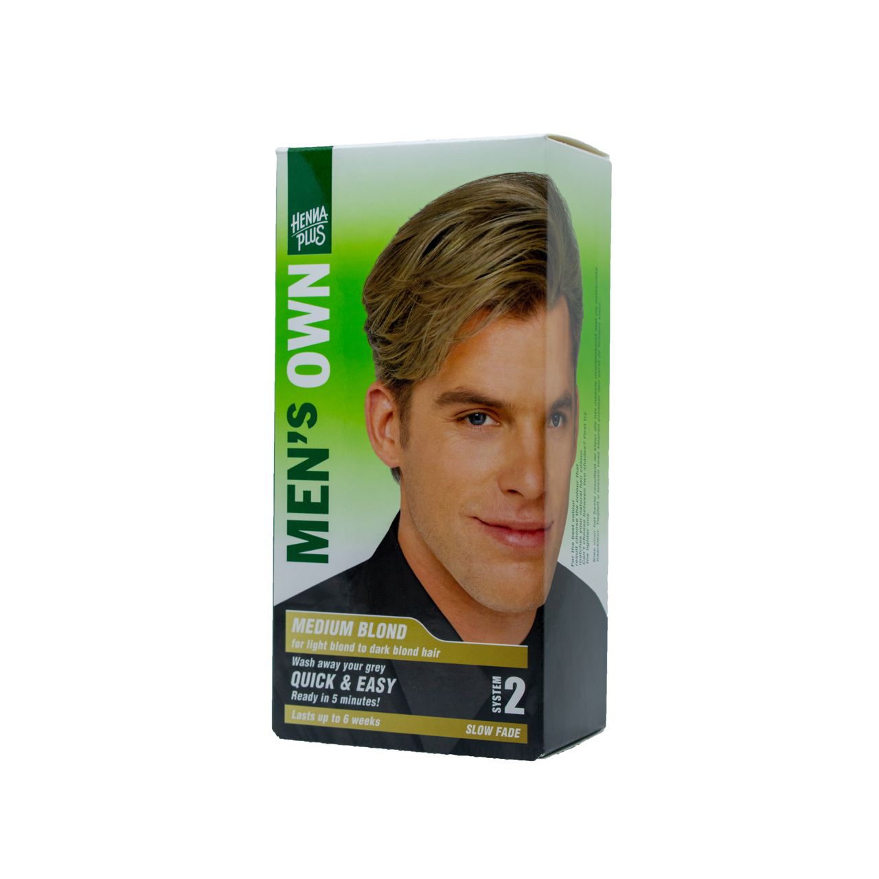 HENNAPLUS Plaukų dažai vyrams MEN‘s OWN, spalva vidutinis blondinas, 80 ml