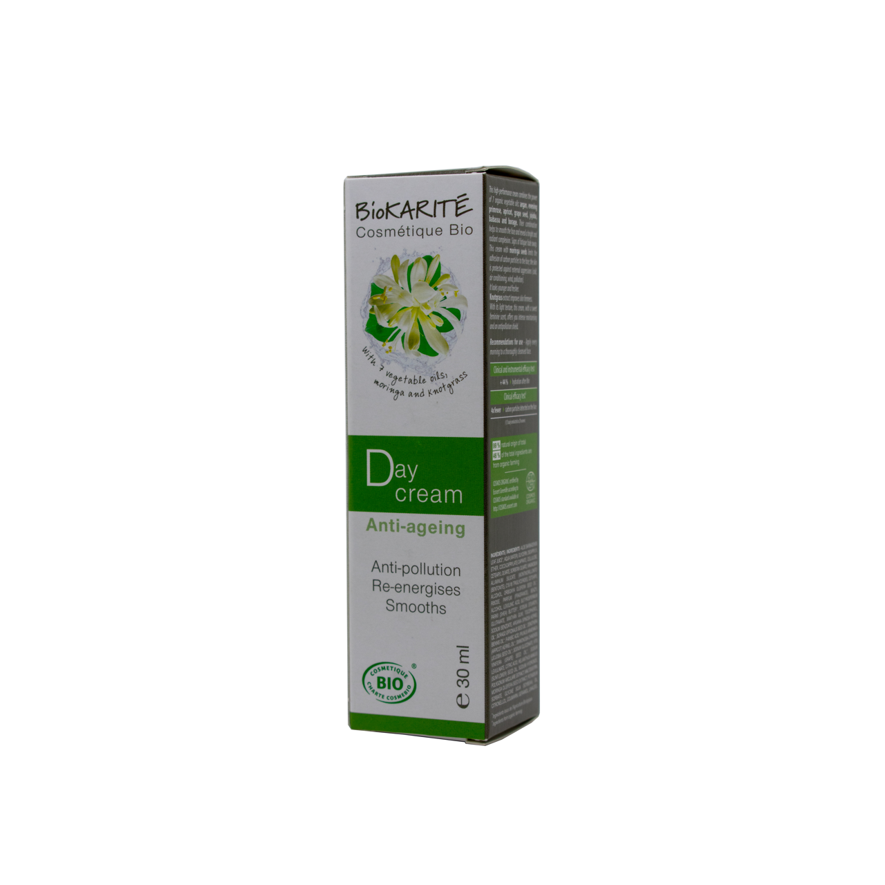 BioKARITE  Dieninis kremas ekologiškas, 30 ml sandarus buteliukas