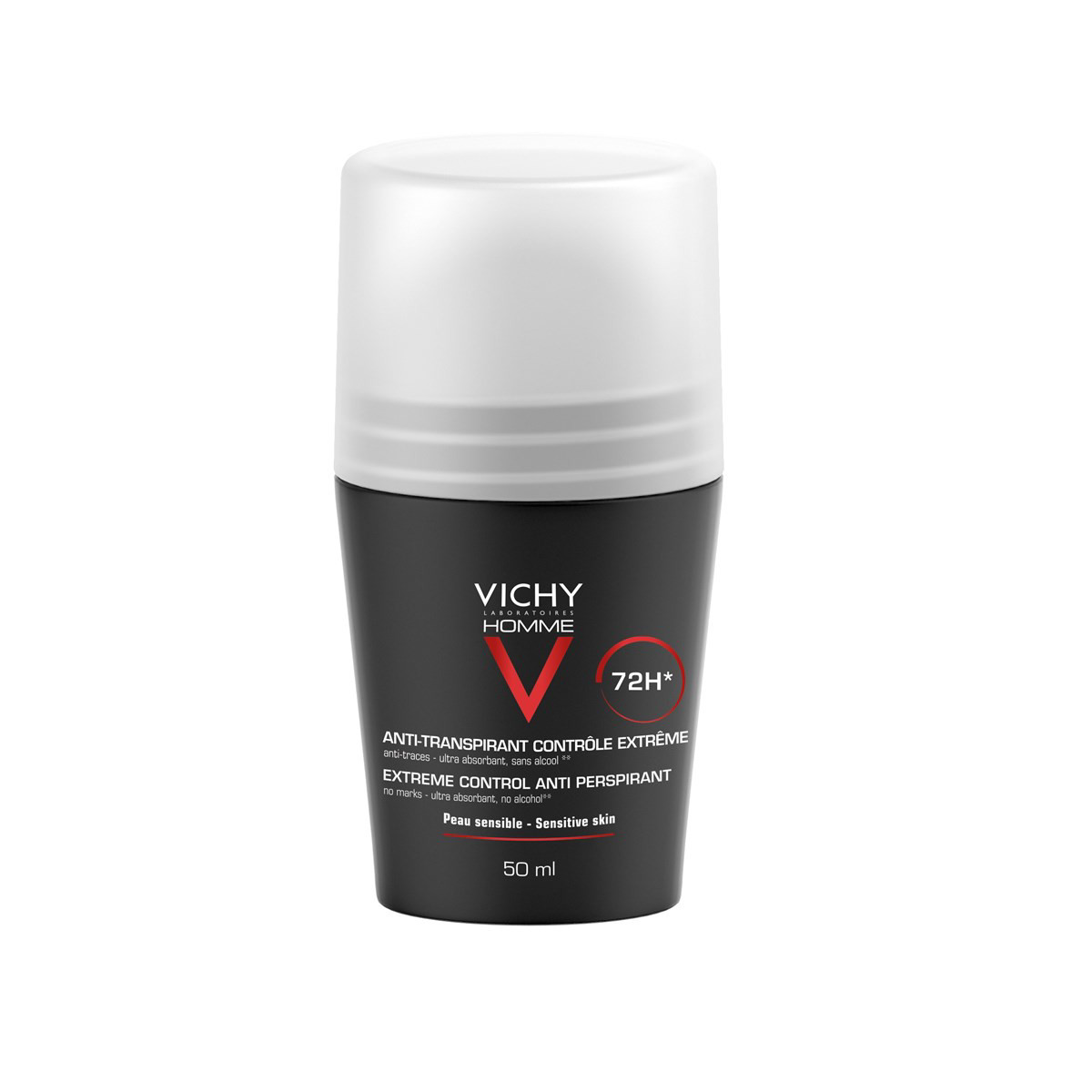 VICHY HOMME, dezodorantas antiperspirantas vyrams, 50 ml