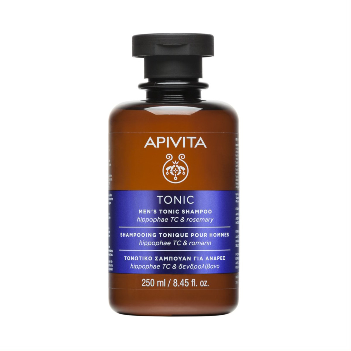 APIVITA, šampūnas vyrams, tonizuojamasis, 250 ml