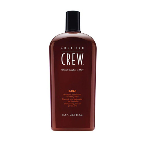 American Crew Šampūnas, kondicionierius ir dušo želė American Crew 3in1 1000ml