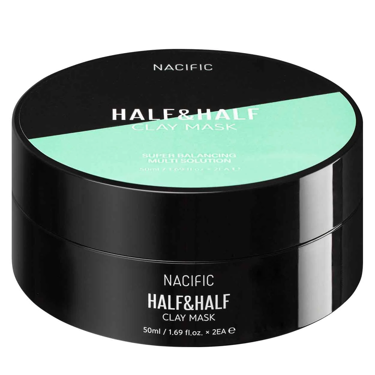 NACIFIC Half&Half Clay Mask, molio kaukė veidui, 100 ml