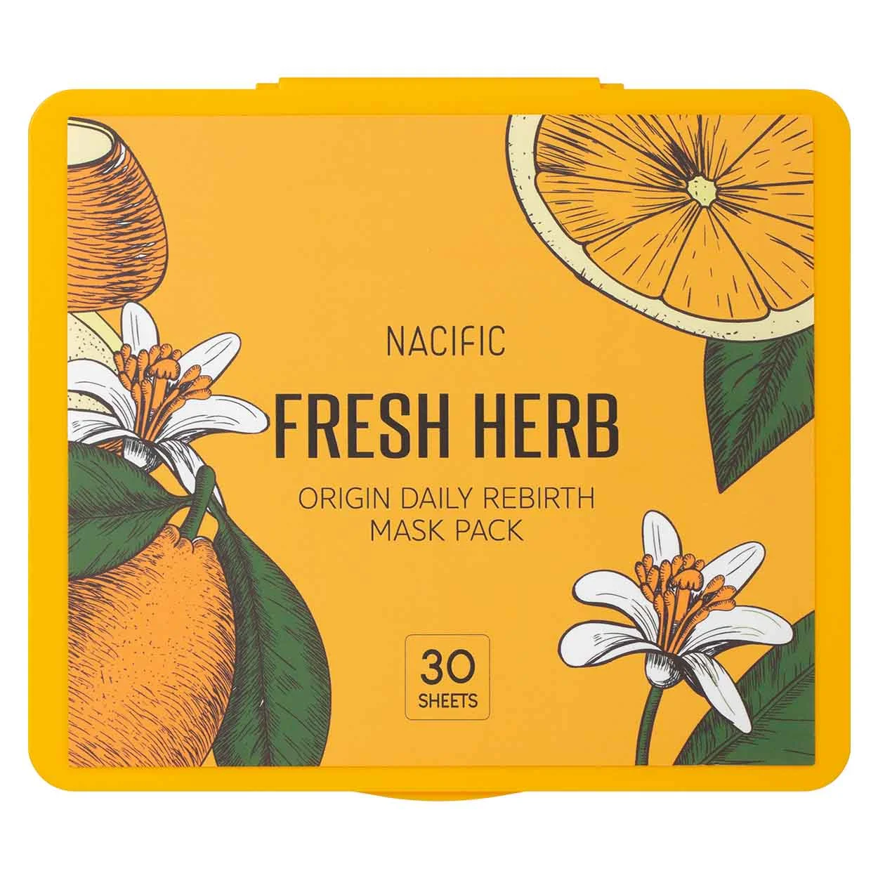 NACIFIC Fresh Herb Origin Daily Mask, lakštinių veido kaukių rinkinys