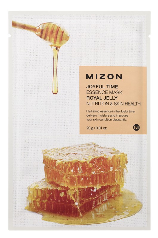 Veido kaukė Mizon Joyful Time Essence Mask Royal Jelly MIZ888890113, su bičių pikiu, 23 g