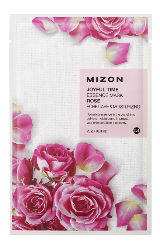 Veido kaukė Mizon Joyful Time Essence Mask Rose MIZ888890119, su rožėmis, 23 g