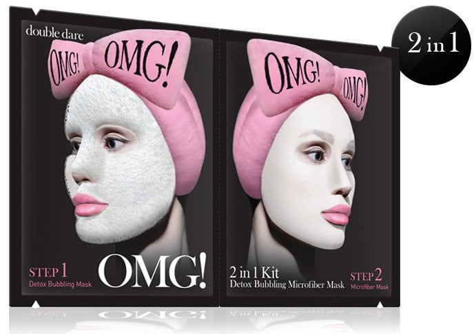 Veido kaukių rinkinys OMG! 2 IN 1 KIT  OMG-BNMASK