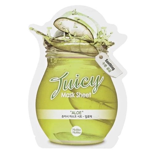 Lakštinė veido kaukė HOLIKA JUICY ALOE, 20 ml