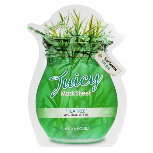 Lakštinė veido kaukė HOLIKA JUICY TEA TREE, 20 ml