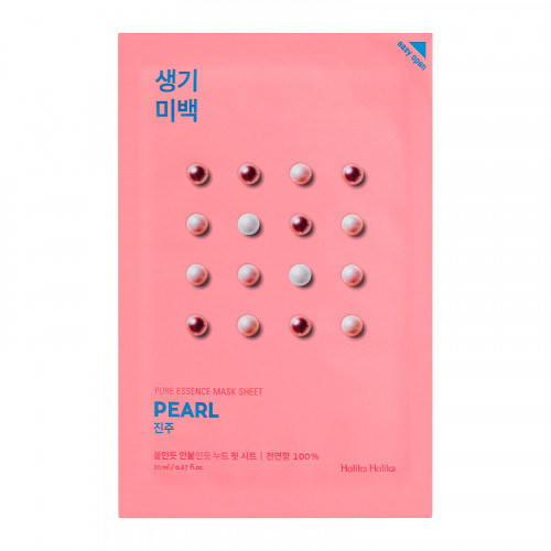 Holika Holika Pure Essence Mask Sheet Pearl Lakštinė veido kaukė su perlų ekstraktu, 20ml