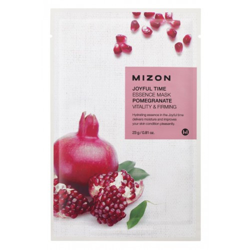 Mizon Joyful Time Essence Mask Pomegranate Veido kaukė su grantais, 23g