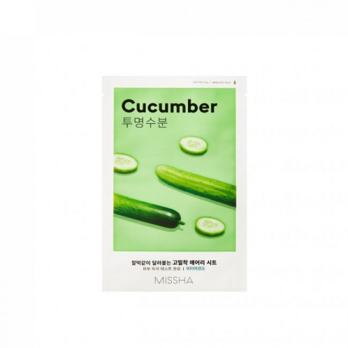 Missha Airy Fit Sheet Mask Cucumber Veido kaukė, 19g