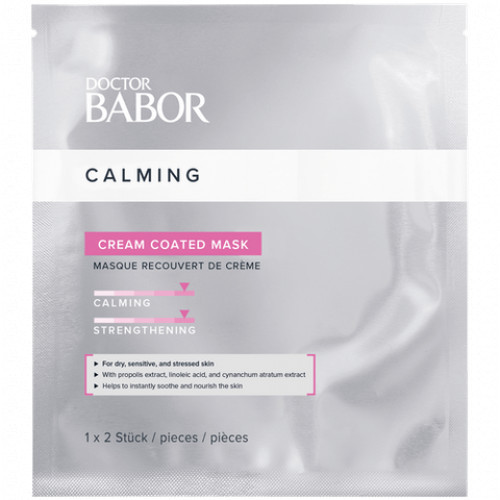 Babor Cream Coated Mask Švelnaus aromato raminanti vilnos audinio kaukė, 1vnt.