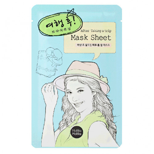 Holika Holika After Trip Mask Sheet Veido kaukė, 1 vnt.