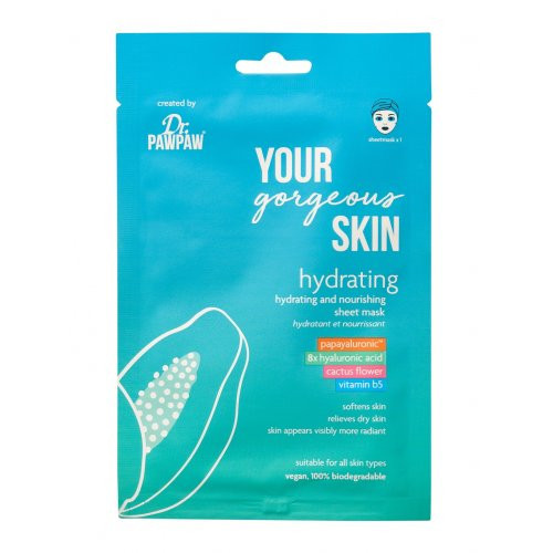 Dr.PAWPAW Hydrating Sheet Mask Lakštinė veido kaukė, 25ml