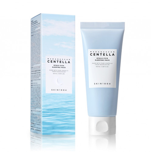 SKIN1004 Madagascar Centella Hyalu-Cica Sleeping Pack Naktinė veido kaukė su hialuronu ir centele, 100ml