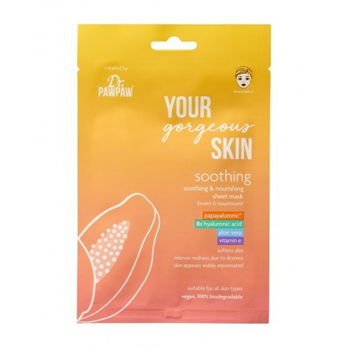 Dr.PAWPAW Soothing Sheet Mask Lakštinė veido kaukė, 25ml