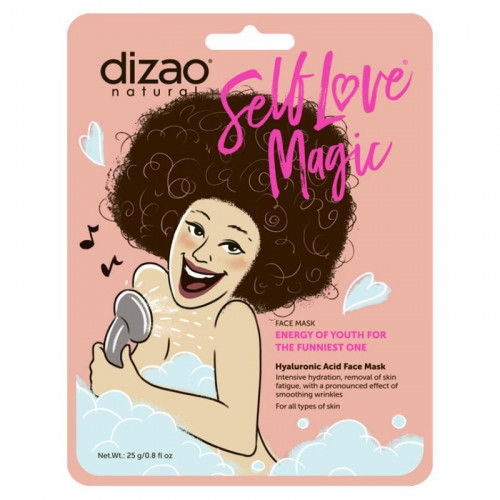 Dizao Hyaluronic Acid Face Mask Intensyviai drėkinanti veido kaukė, 25g