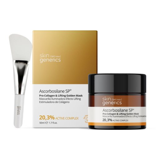 Skin Generics Ascorbosilane SP Pro- Collagen & Lifting Golden Mask Dieninė veido kaukė, 50ml