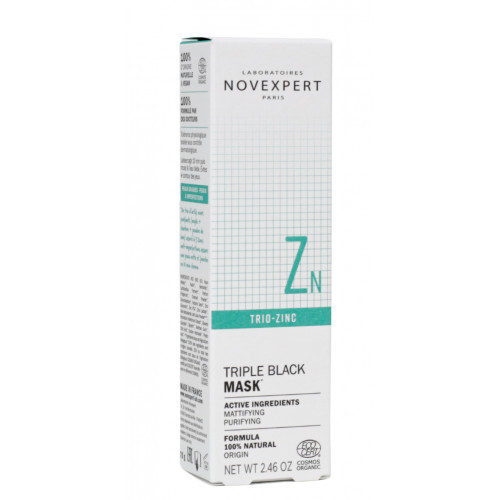 Novexpert Triple Black Mask Valomoji veido kaukė, 70g