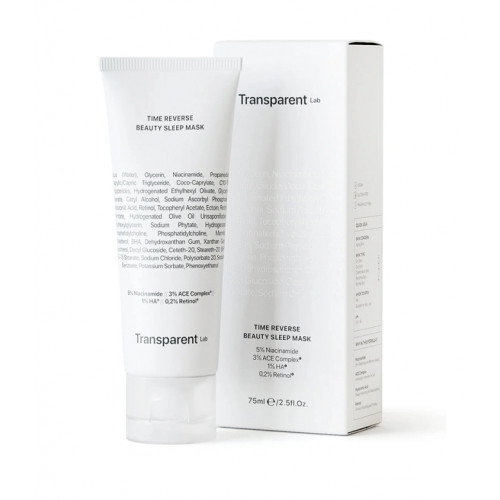 Transparent Lab Time Reserve Beauty Sleep Mask Jauninanti naktinė kaukė, 75ml
