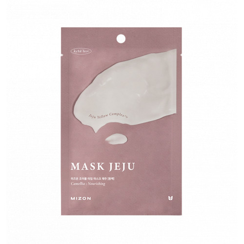 Mizon Joyful Time Mask Jeju Camellia Lakštinė veido kaukė, 1 vnt.