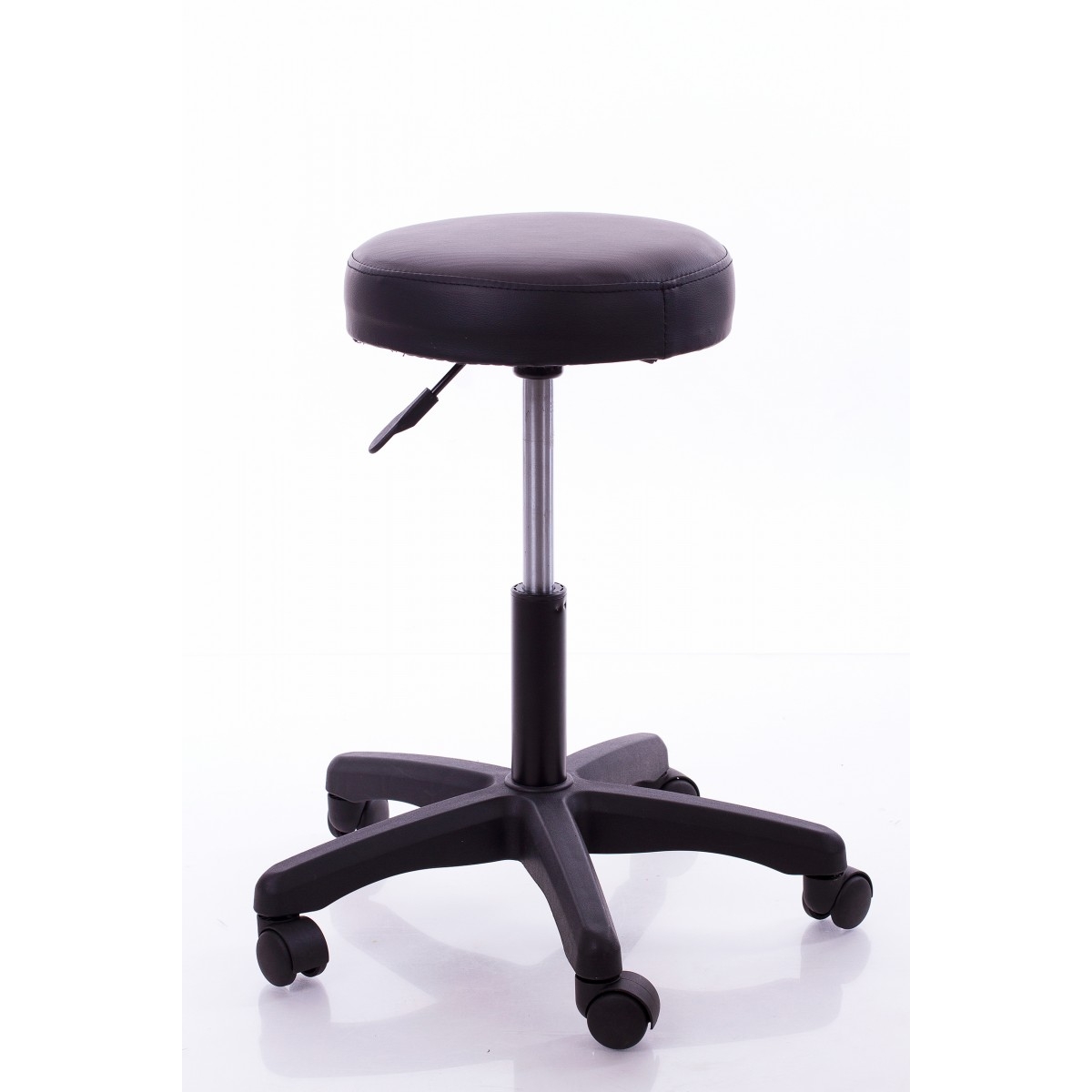 Kosmetologinė meistro kėdutė Round 1 (Black)