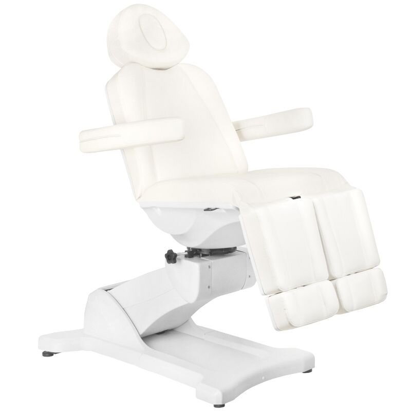 Kosmetologinis krėslas AZZURRO 869A PEDI ELECTRIC 5 MOTOR WHITE